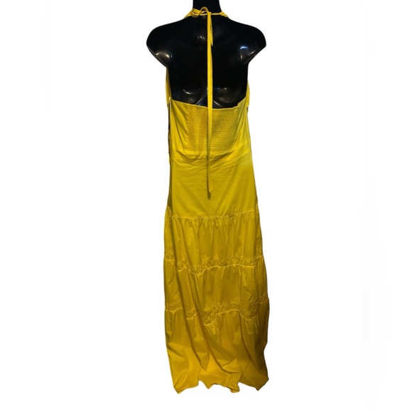 28. Prabal Gurung for JCPenney Sleeveless Maxi Dress Plus 18W Yellow NWT - Picture 4 of 10